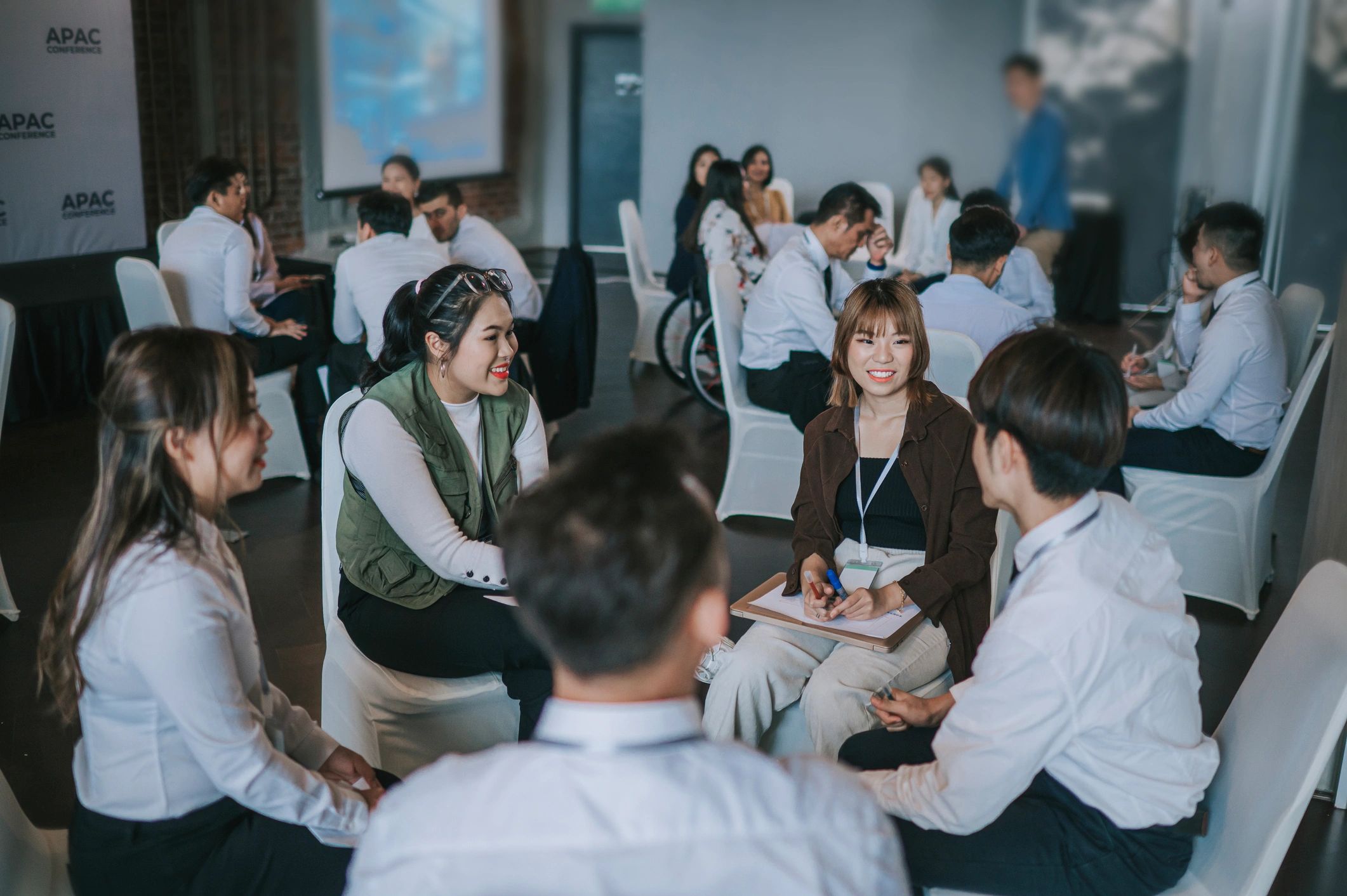 Team participating in a training workshop